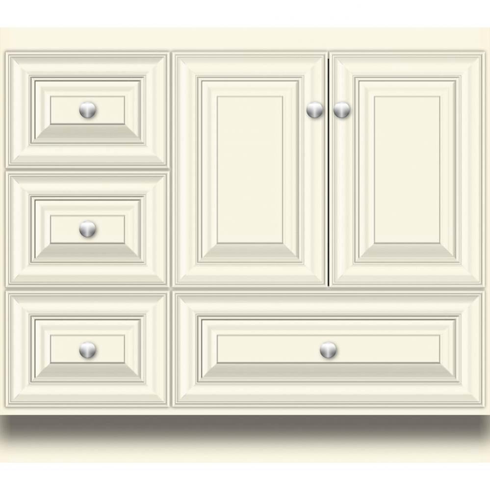 36 X 18 X 32 Montlake Vanity Classic Miter Sat Biscuit Lh