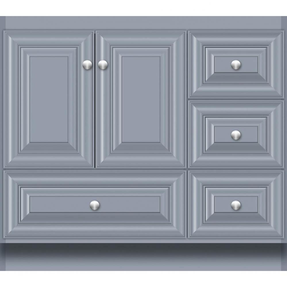 36 X 18 X 32 Montlake Vanity Classic Miter Sat Silver Rh