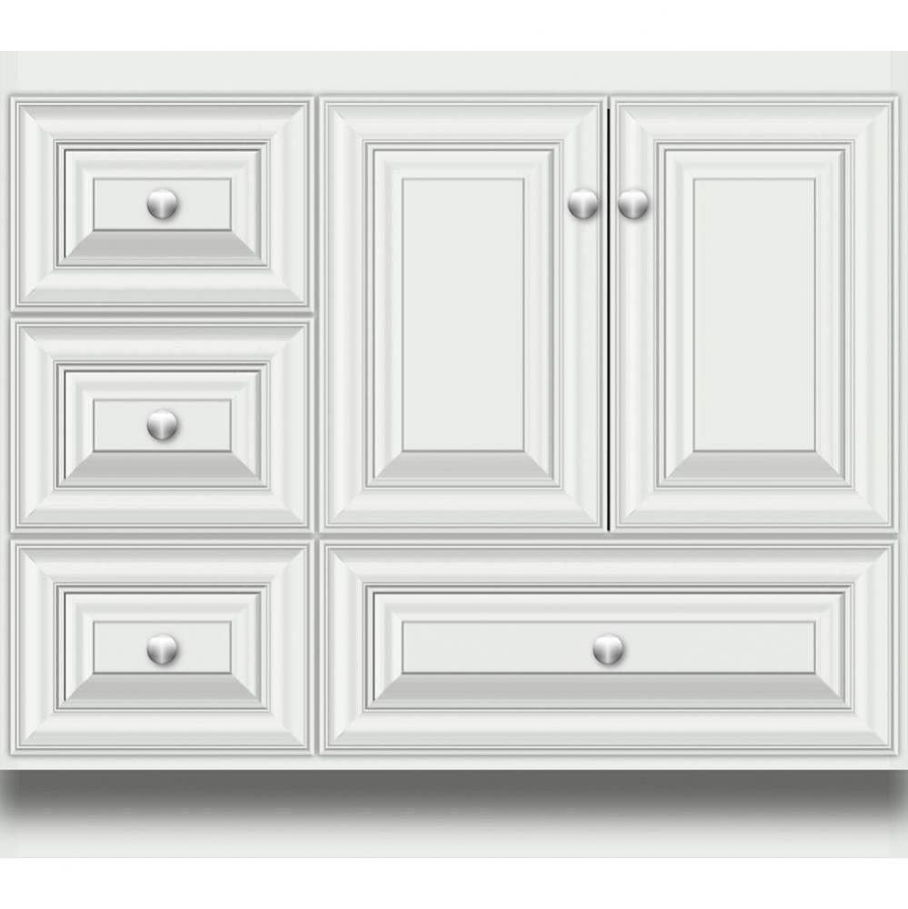 36 X 18 X 32 Montlake Vanity Classic Miter Powder Grey Lh