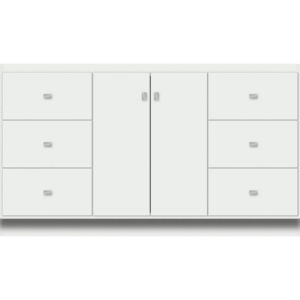 60 X 18 X 34.5 Montlake View Vanity Slab Powder Grey Sb
