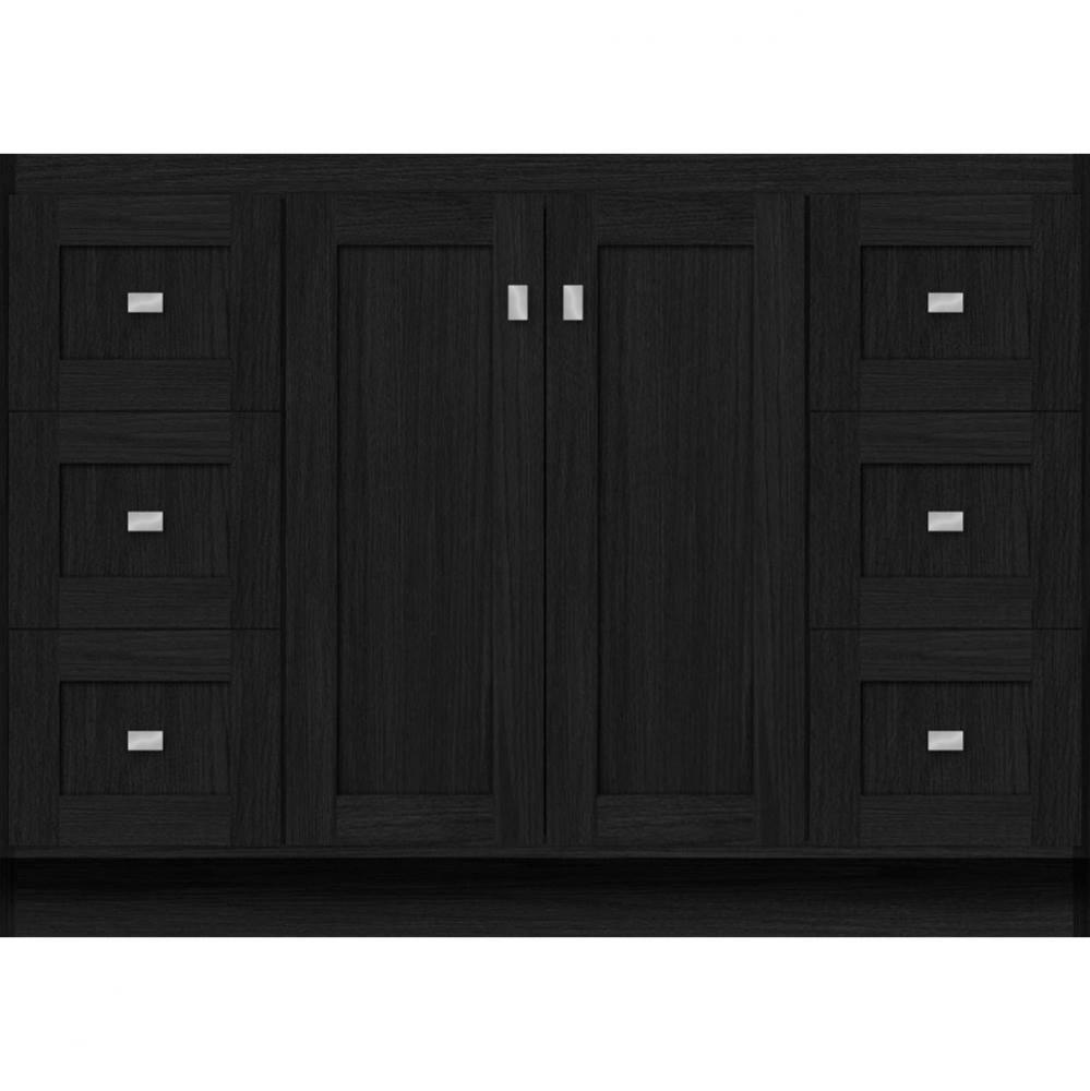 48 X 21 X 34.5 Montlake View Vanity Shaker Midnight Oak Sb