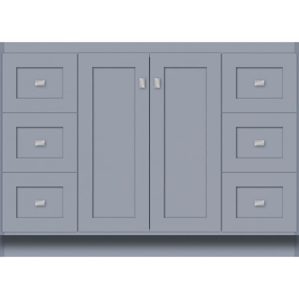 48 X 21 X 34.5 Montlake View Vanity Shaker Sat Silver Sb