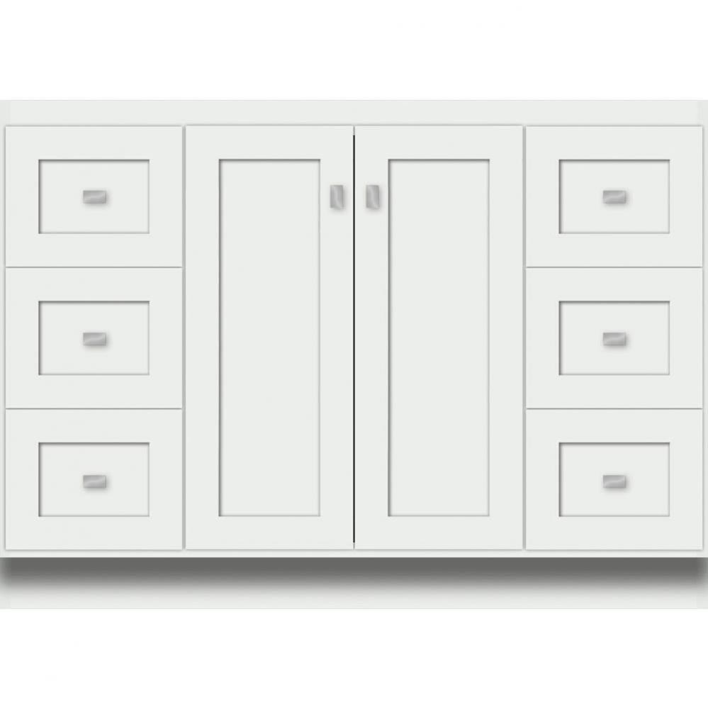 48 X 21 X 34.5 Montlake View Vanity Shaker Powder Grey Sb