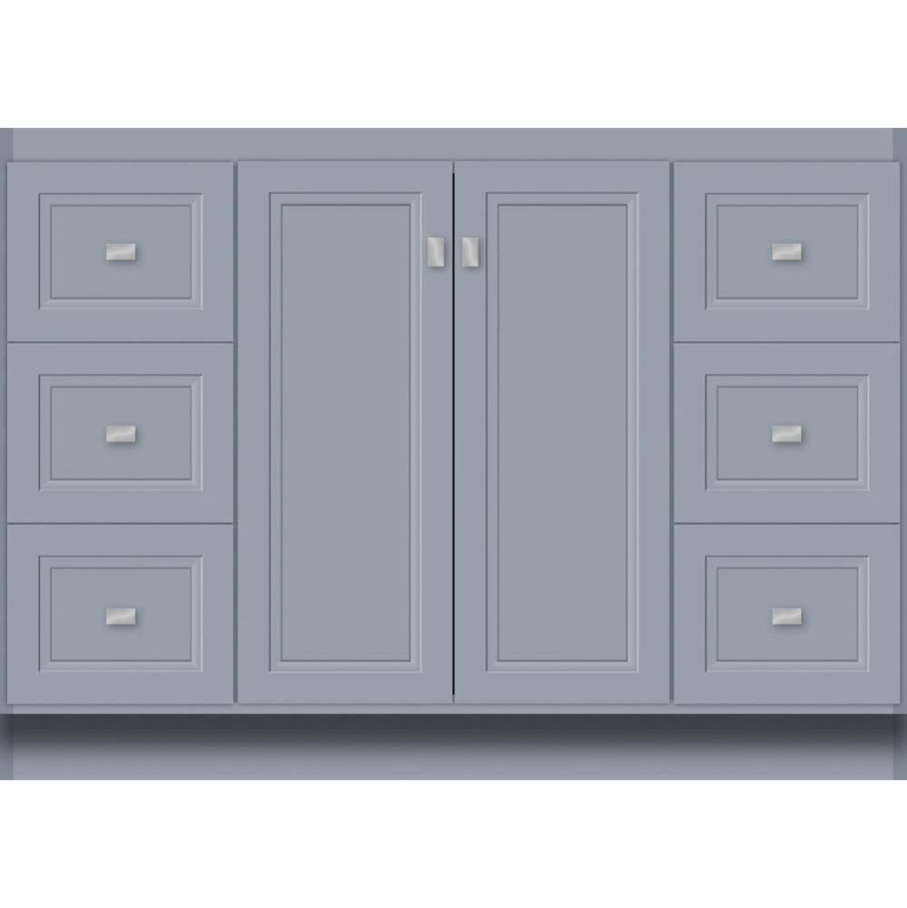 48 X 21 X 34.5 Montlake View Vanity Ogee Miter Sat Silver Sb