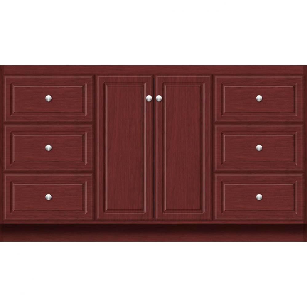 60 X 21 X 34.5 Montlake View Vanity Ultra Dk Cherry Sb