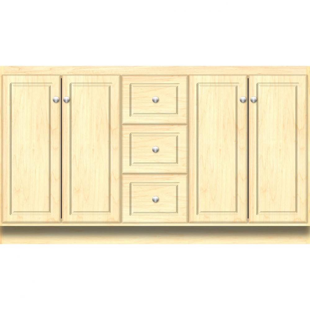 60 X 21 X 34.5 Montlake View Vanity Ultra Nat Maple Db