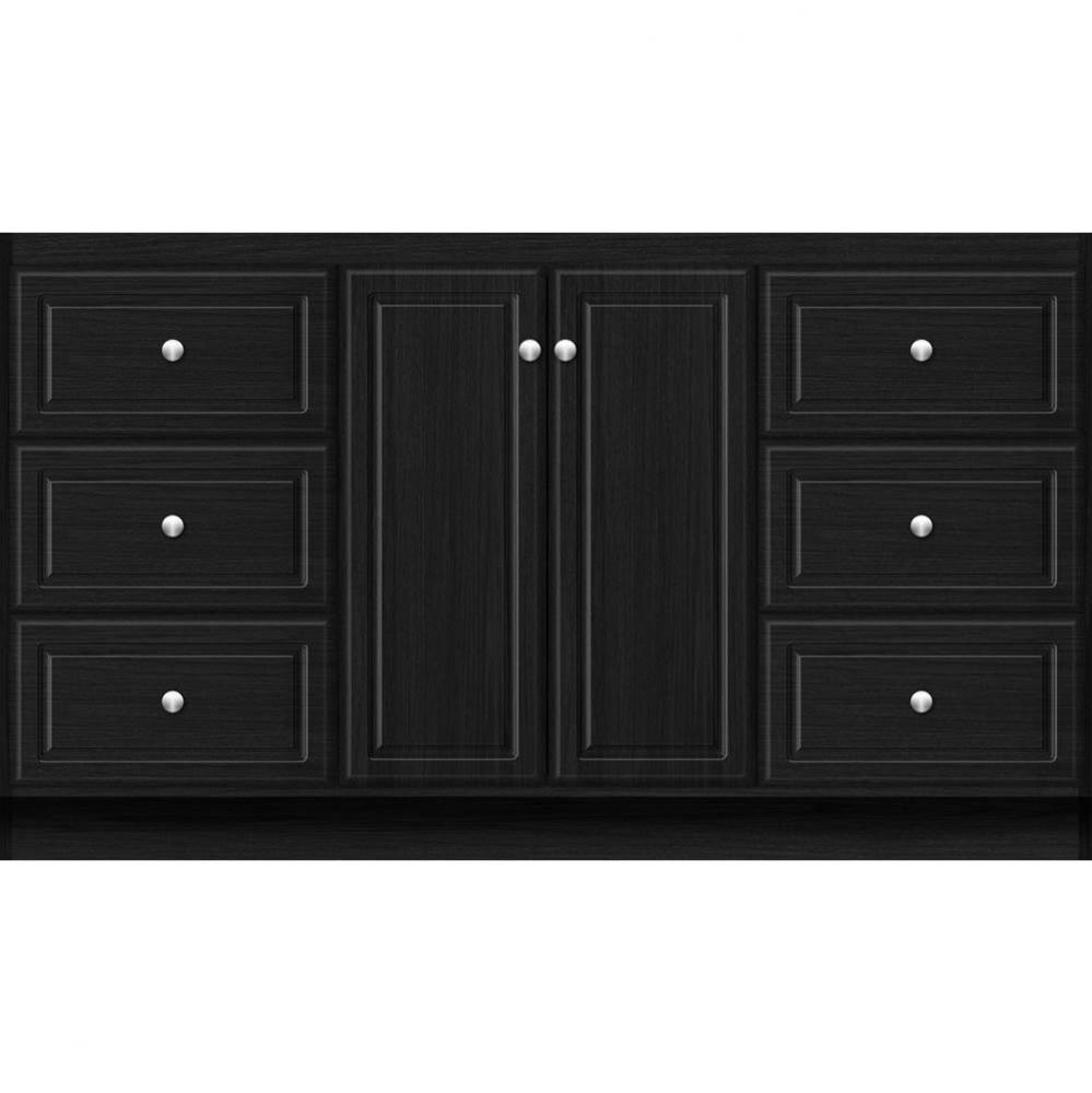 60 X 18 X 34.5 Montlake View Vanity Ultra Midnight Oak Sb