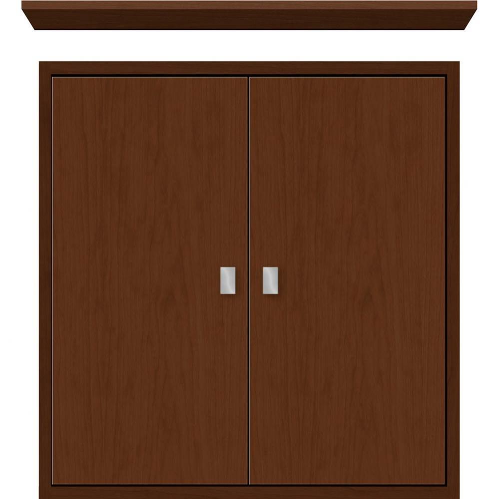 24 X 6.25 X 25 Inset Cubby Slab Pecan Cherry