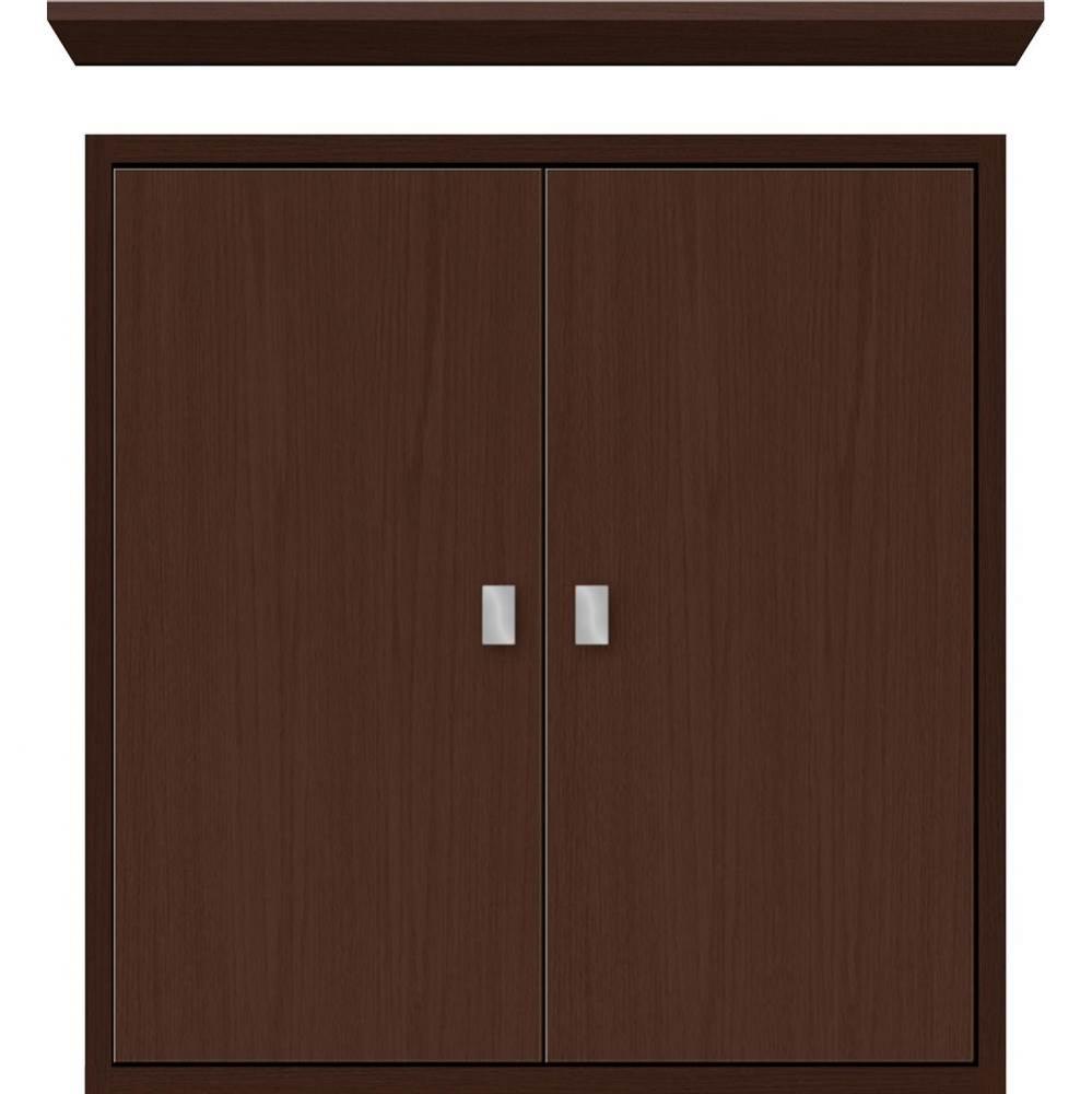 24 X 6.25 X 25 Inset Cubby Slab Choc Oak