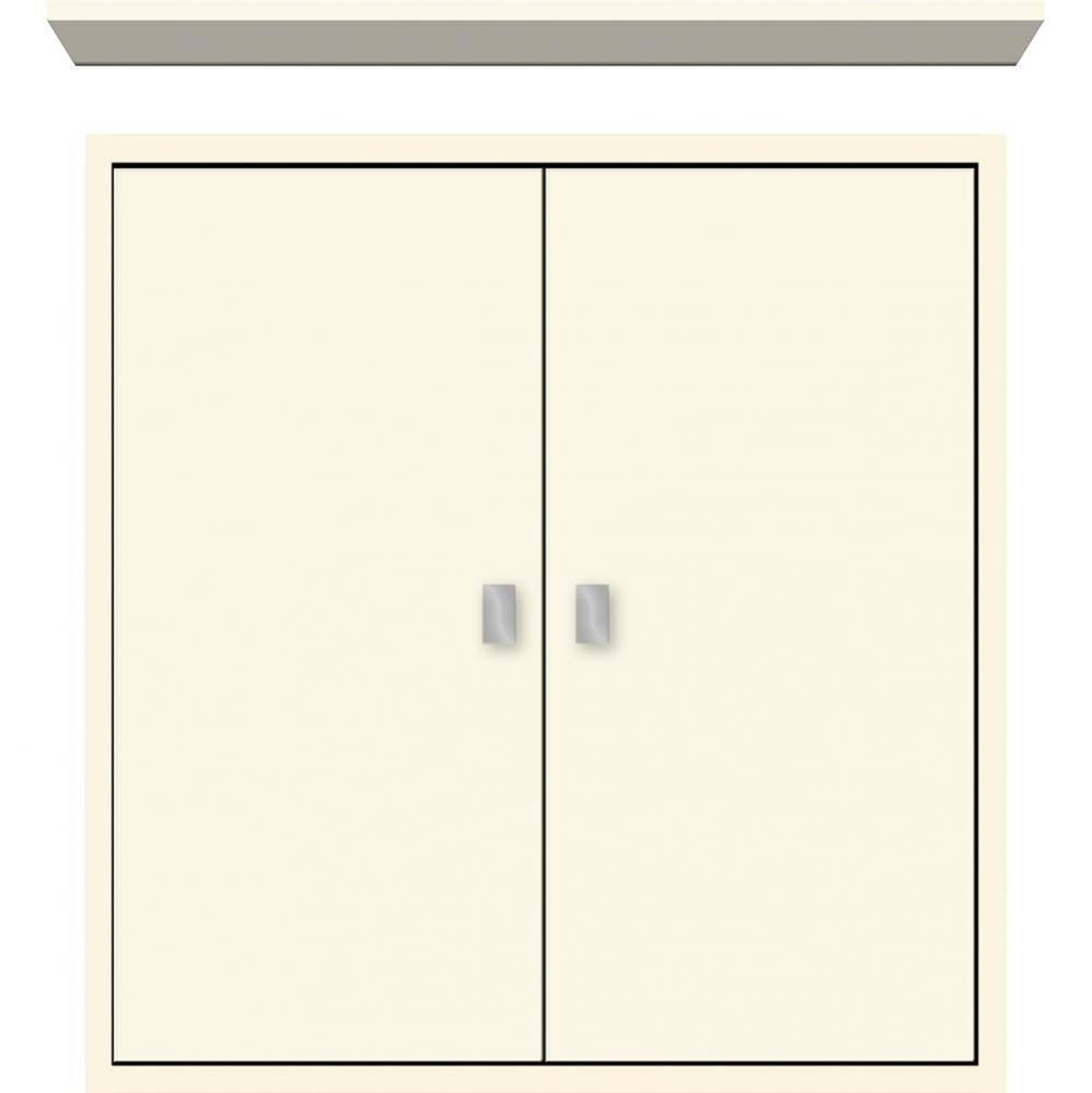 24 X 6.25 X 25 Inset Cubby Slab Sat Biscuit