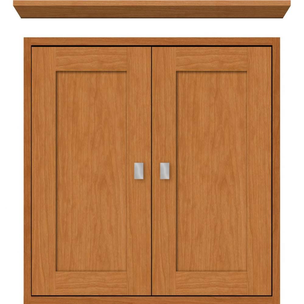 24 X 6.25 X 25 Inset Cubby Shaker Nat Cherry