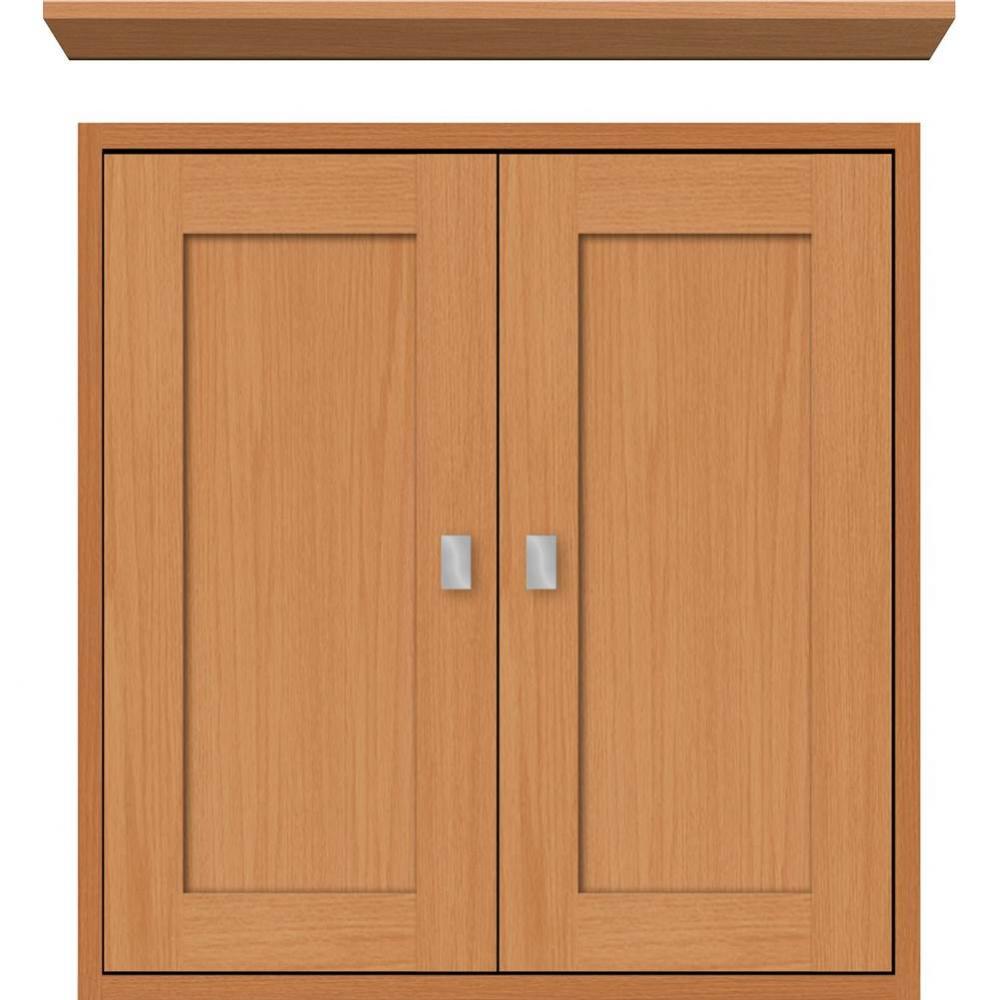 24 X 6.25 X 25 Inset Cubby Shaker Nat Oak