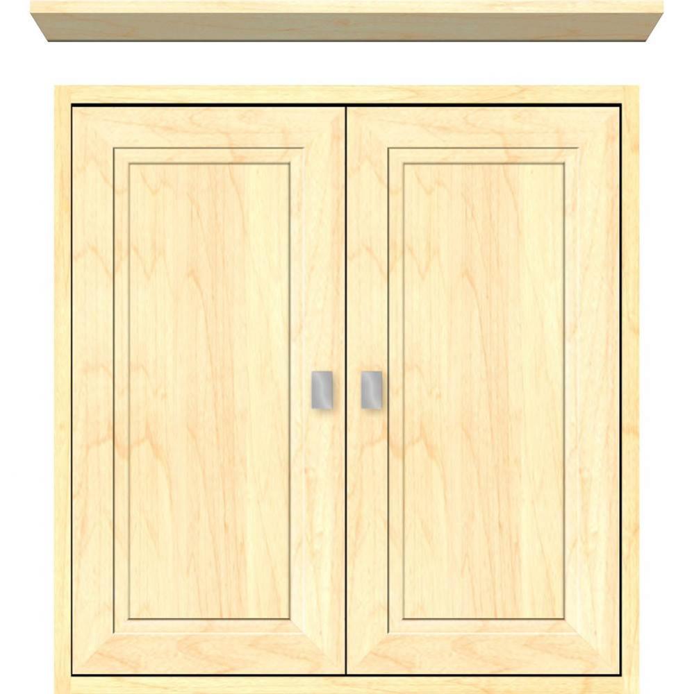 24 X 6.25 X 25 Inset Cubby Ogee Miter Nat Maple