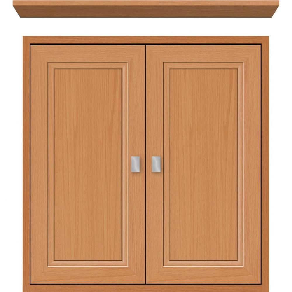 24 X 6.25 X 25 Inset Cubby Ogee Miter Nat Oak