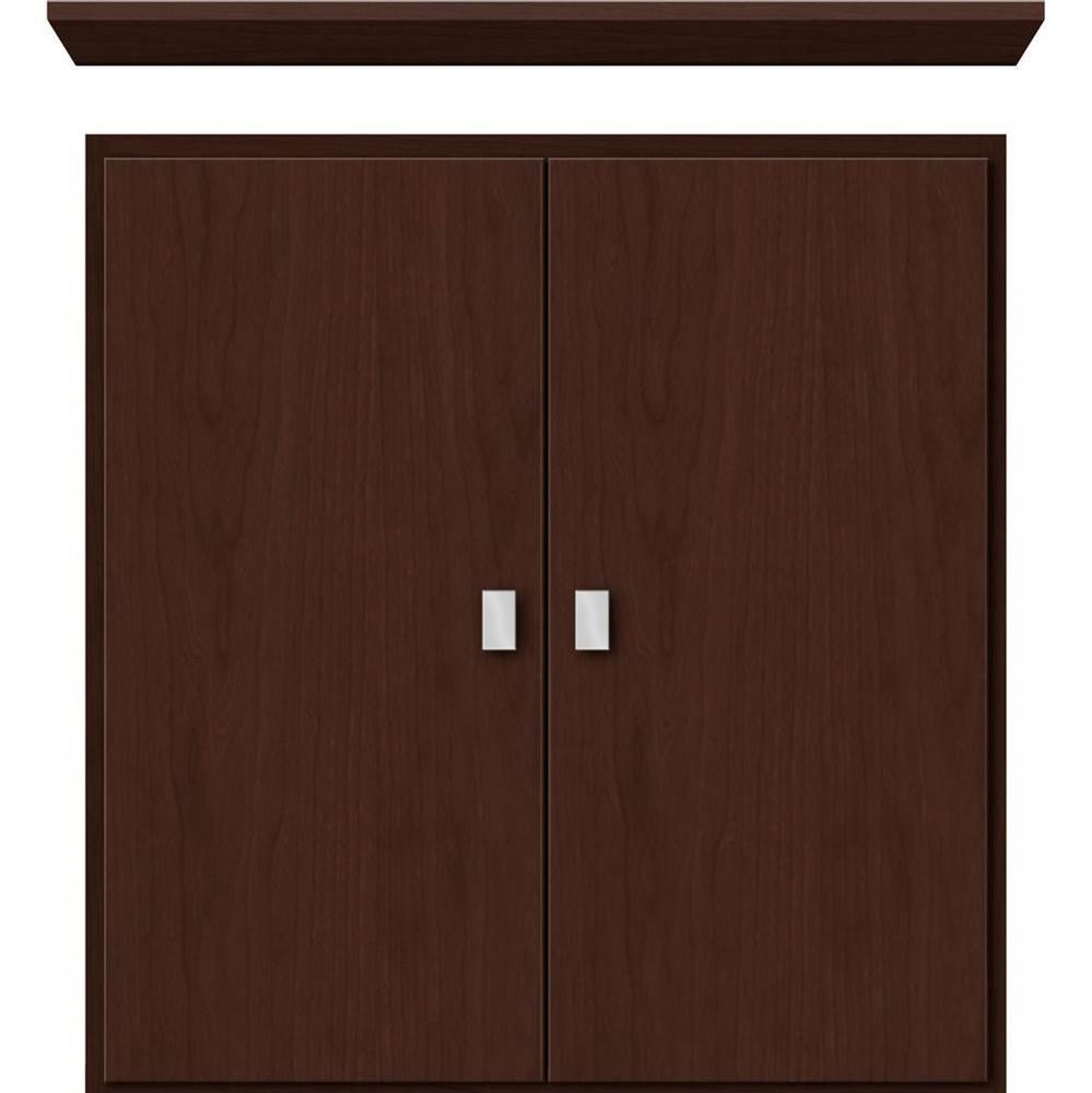 24 X 5.5 X 25 Wall Cubby Slab Choc Cherry