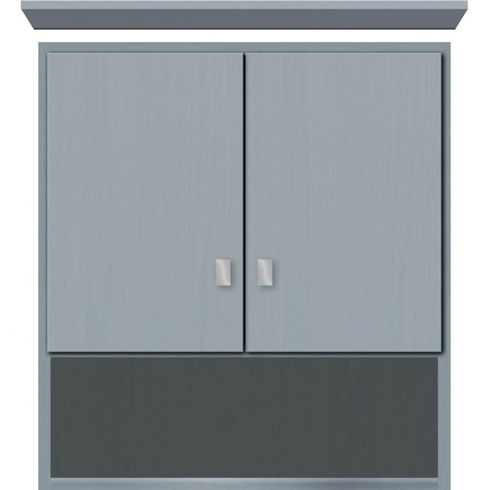 24 X 8.5 X 26 Overjohn Slab Silver Oak