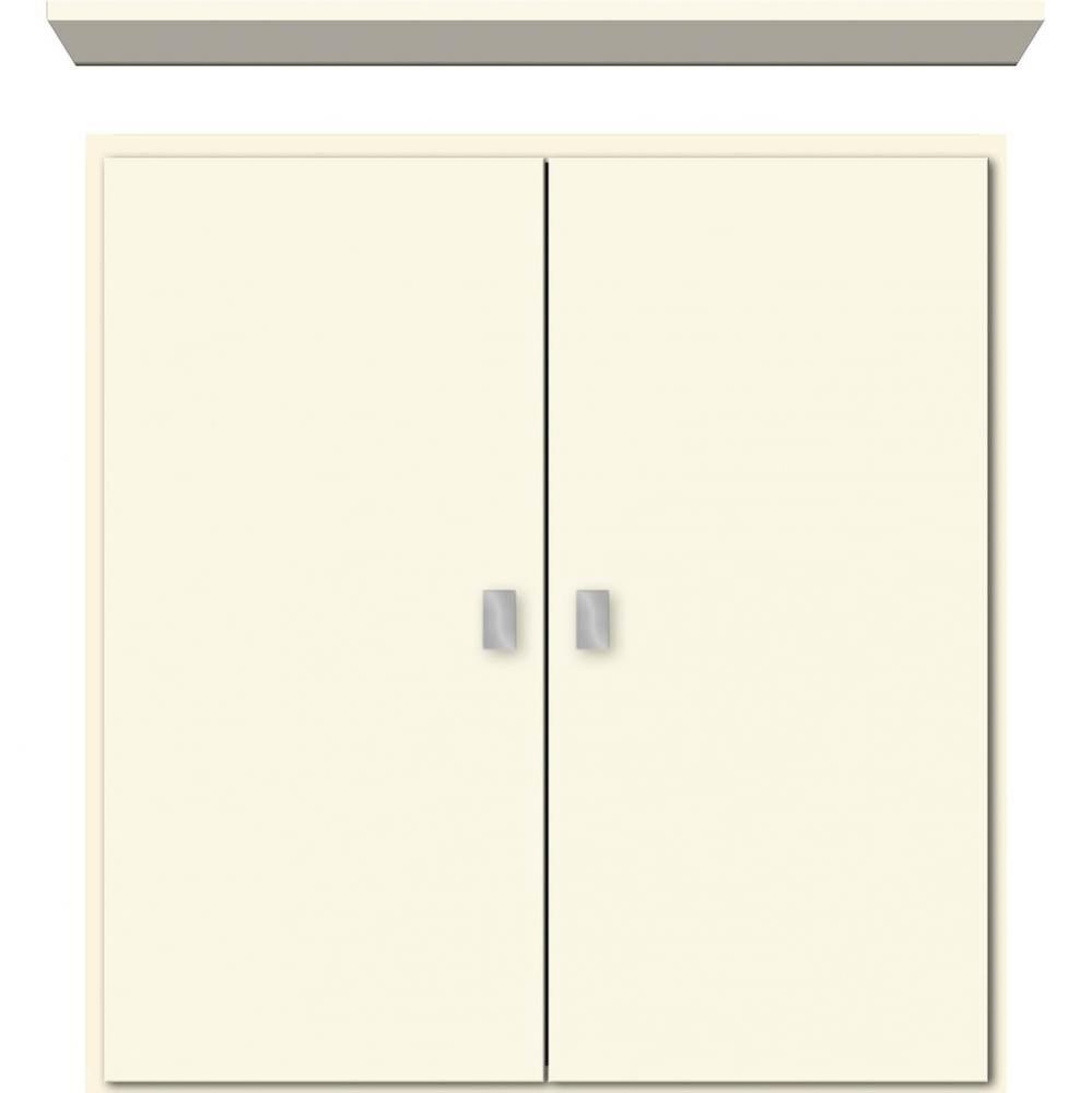 24 X 5.5 X 25 Wall Cubby Slab Sat Biscuit
