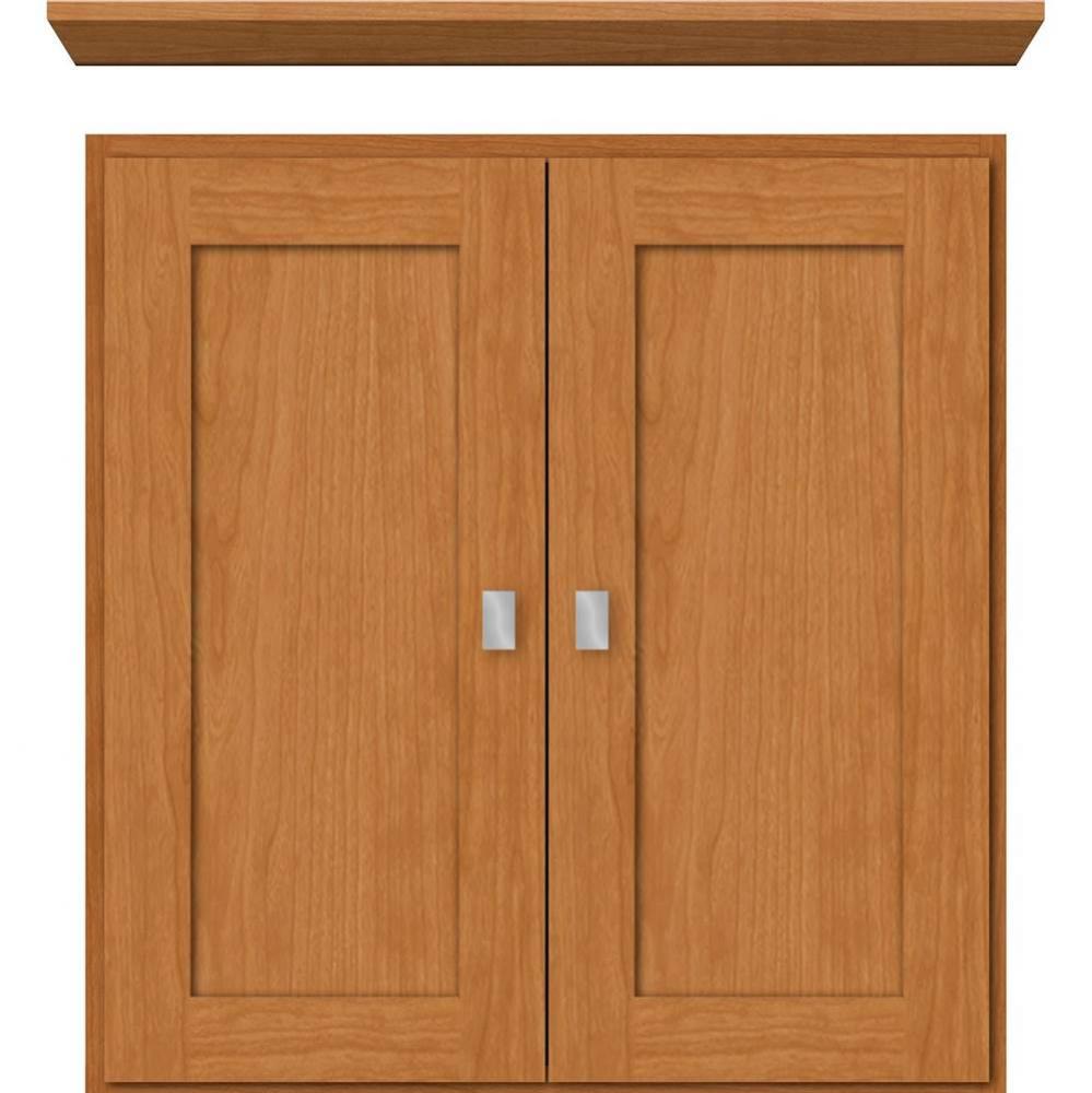24 X 5.5 X 25 Wall Cubby Shaker Nat Cherry