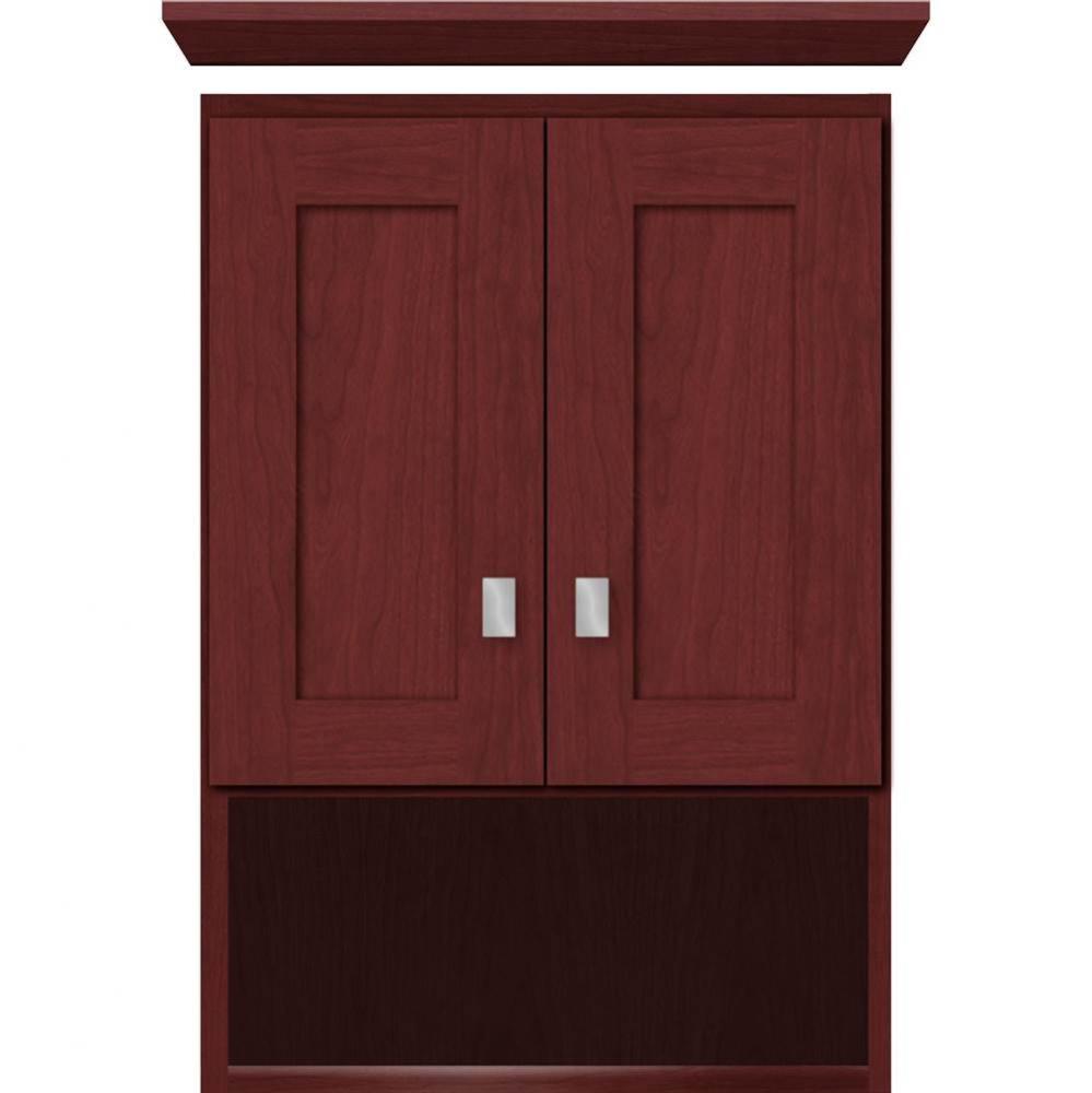 18 X 8.5 X 26 Overjohn Shaker Dk Cherry