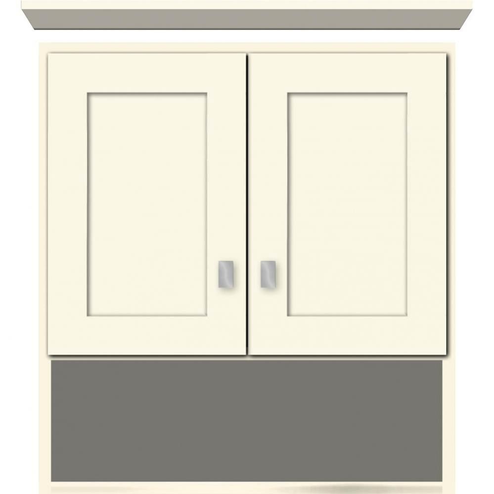 24 X 8.5 X 26 Overjohn Shaker Sat Biscuit