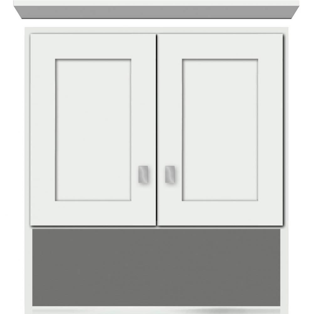 24 X 8.5 X 26 Overjohn Shaker Powder Grey