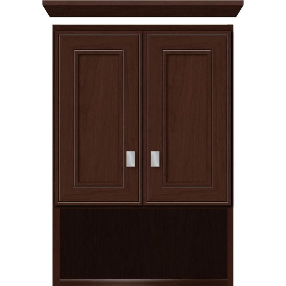 18 X 8.5 X 26 Overjohn Deco Miter Choc Cherry