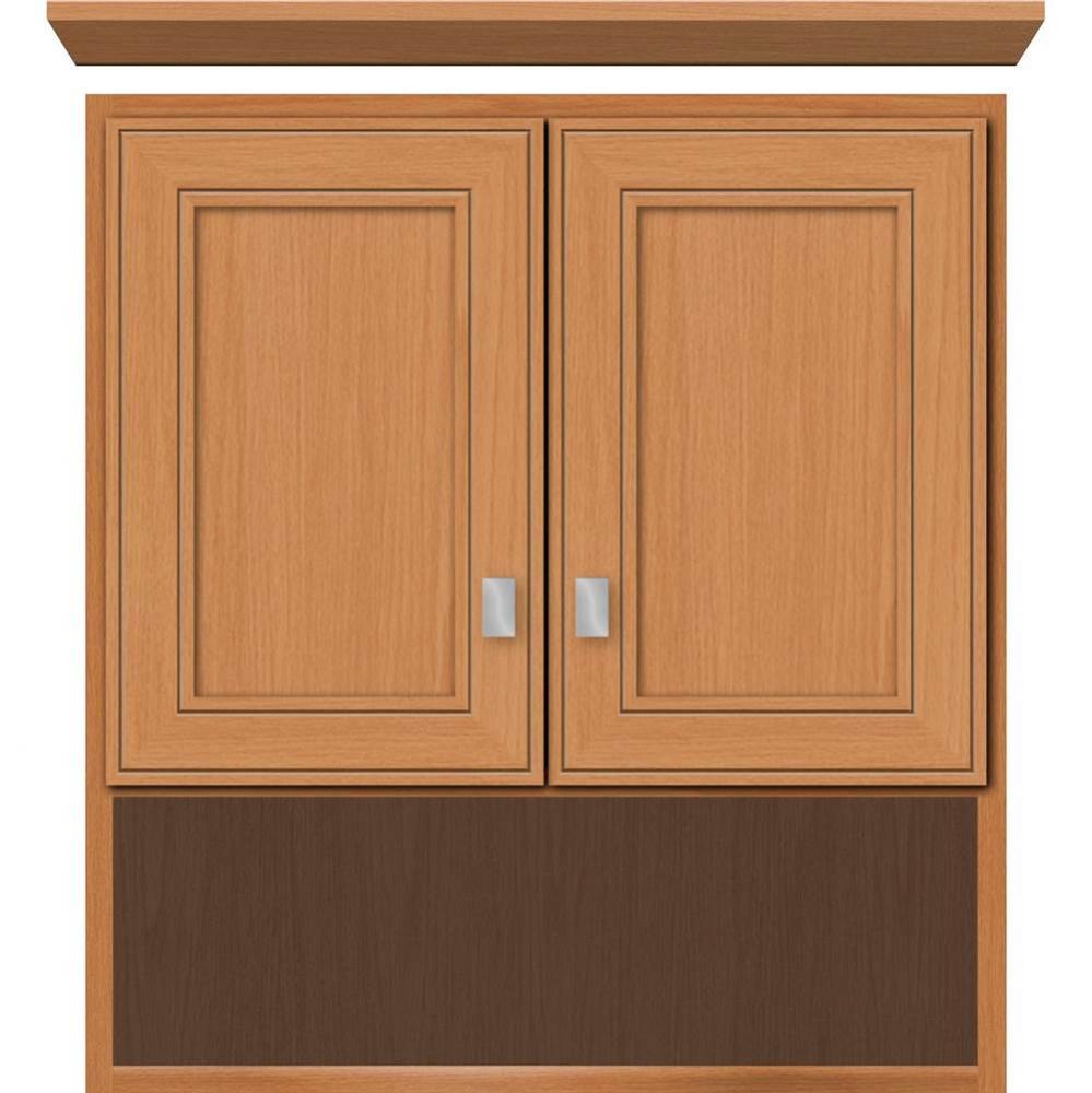 24 X 8.5 X 26 Overjohn Deco Miter Nat Oak