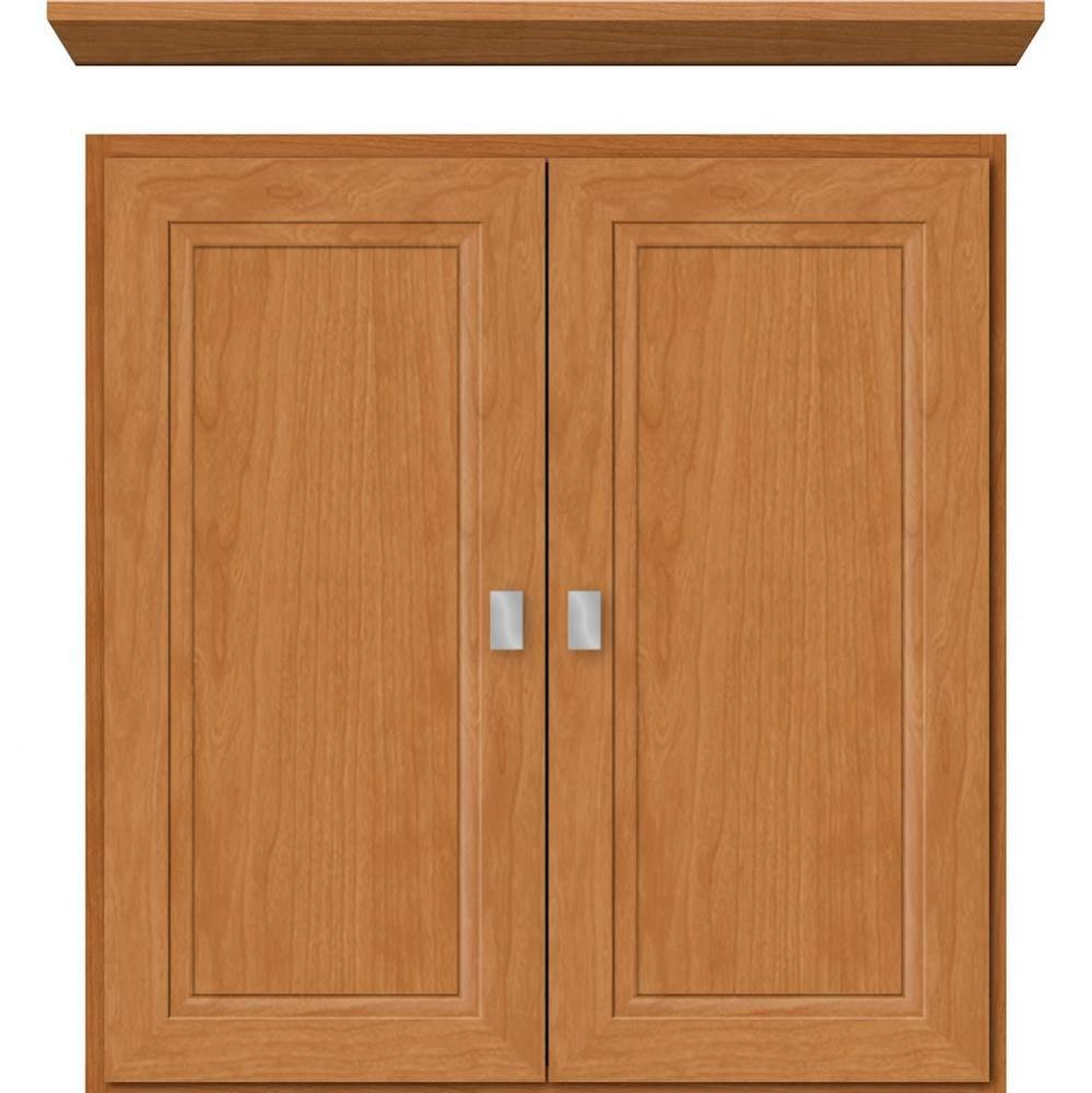 24 X 5.5 X 25 Wall Cubby Ogee Miter Nat Cherry