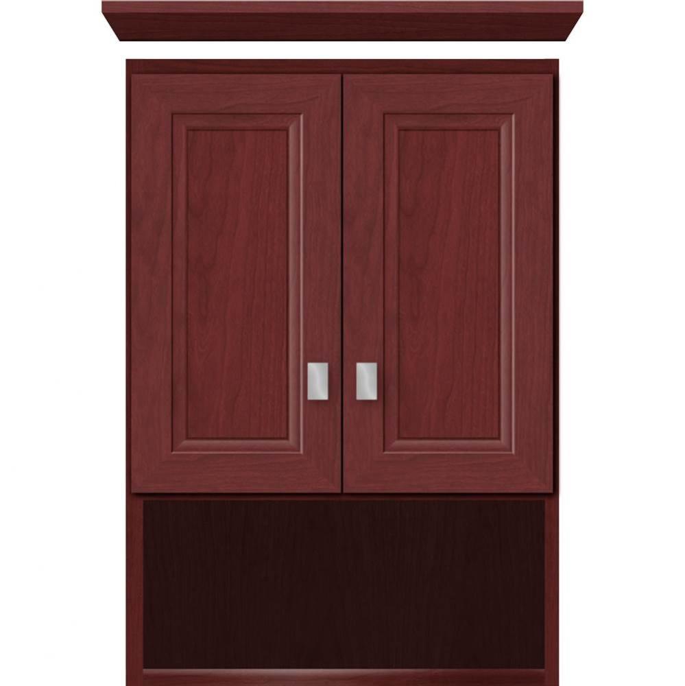 18 X 8.5 X 26 Overjohn Ogee Miter Dk Cherry