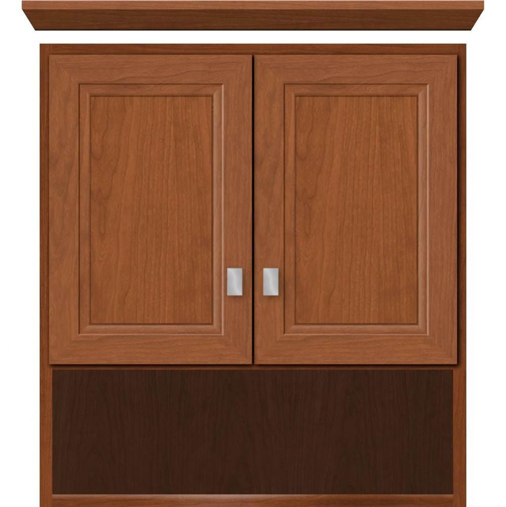 24 X 8.5 X 26 Overjohn Ogee Miter Cinn Cherry