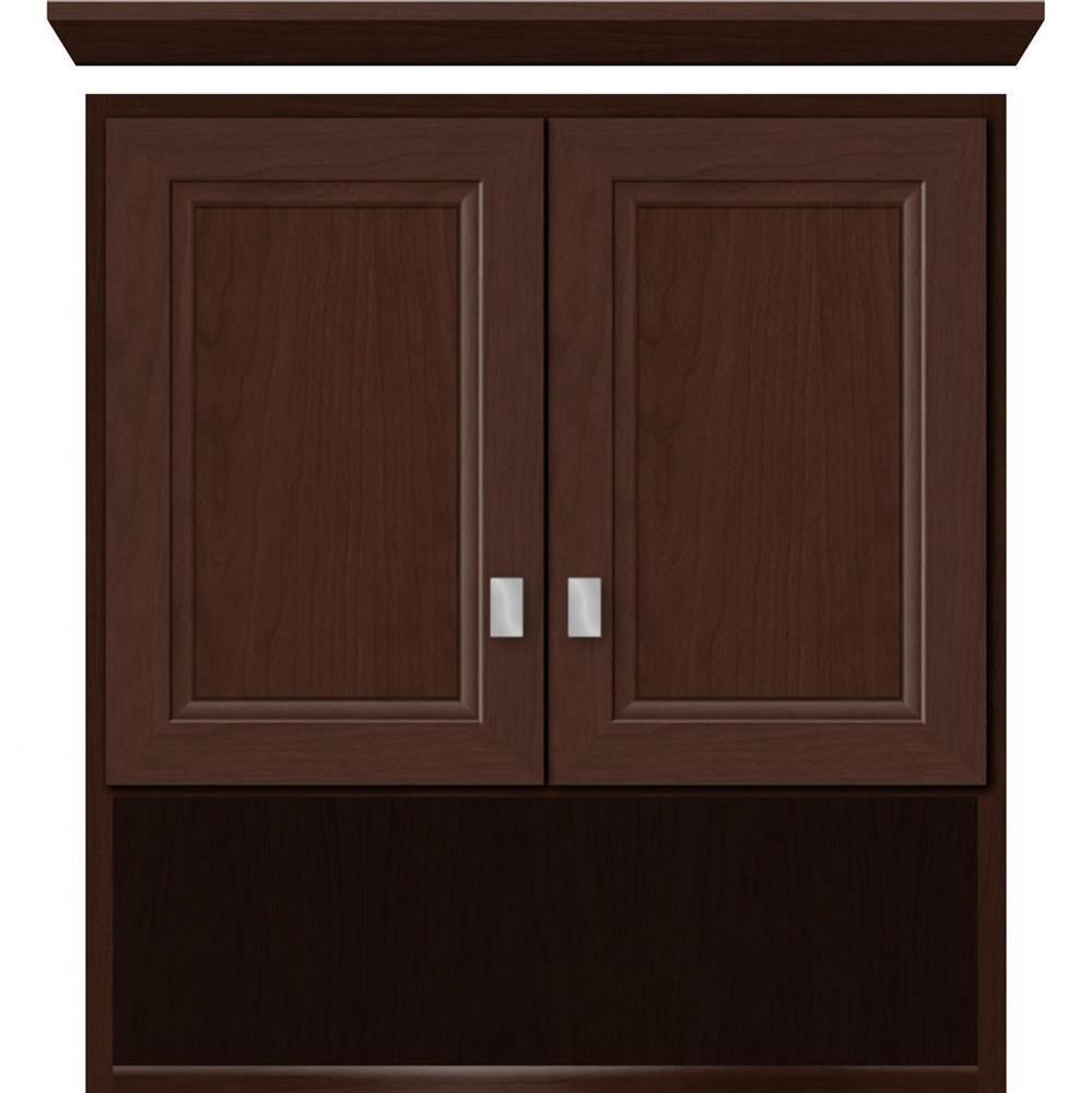 24 X 8.5 X 26 Overjohn Ogee Miter Choc Cherry