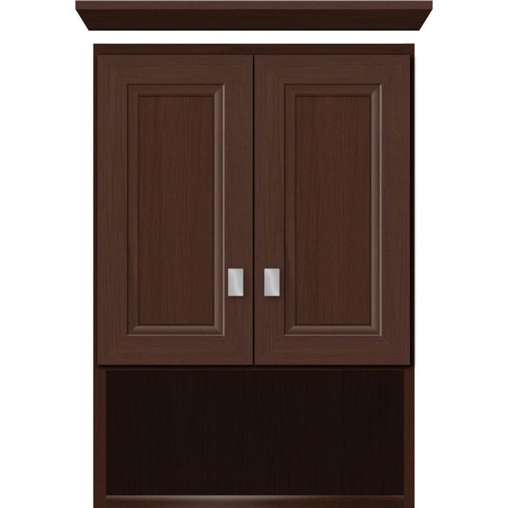 18 X 8.5 X 26 Overjohn Ogee Miter Choc Oak