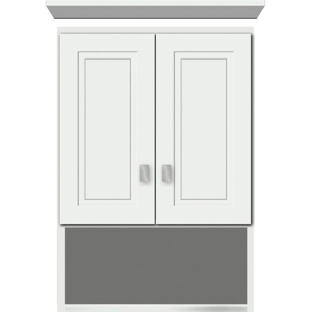 18 X 8.5 X 26 Overjohn Ogee Miter Powder Grey