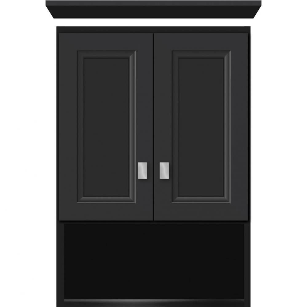 18 X 8.5 X 26 Overjohn Ogee Miter Sat Black