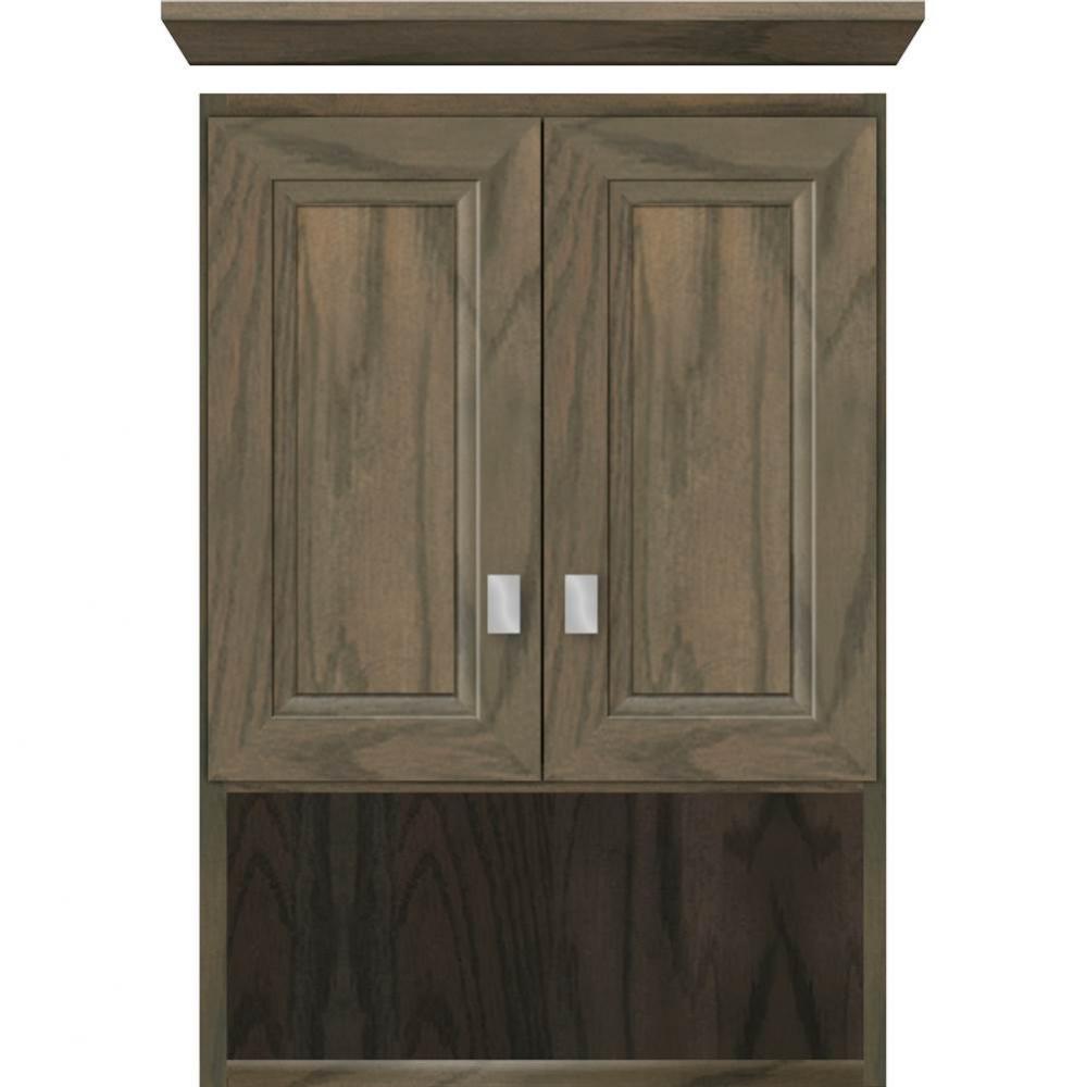 18 X 8.5 X 26 Overjohn Ogee Miter Dusky Oak
