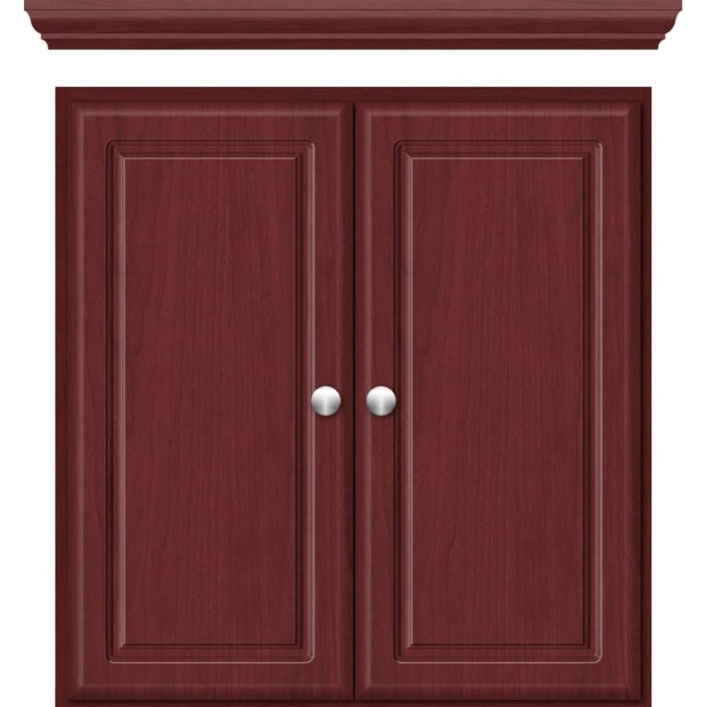 24 X 5.5 X 25 Wall Cubby Ultra Dk Cherry