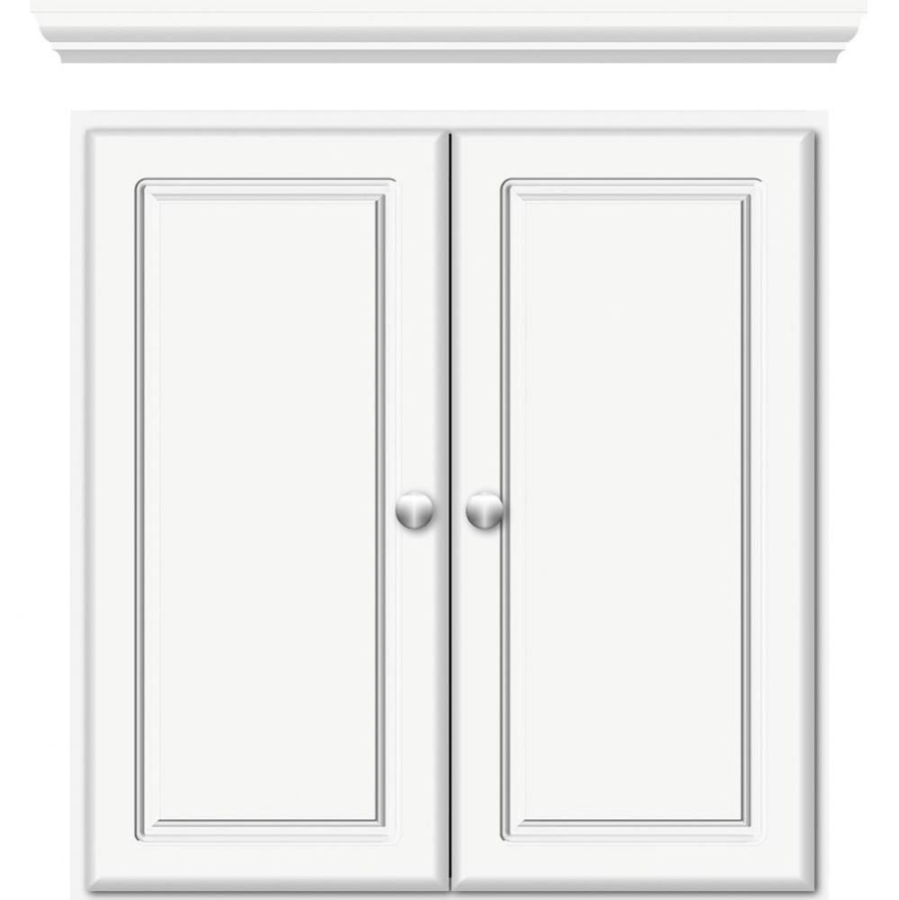 24 X 5.5 X 25 Wall Cubby Ultra Sat White