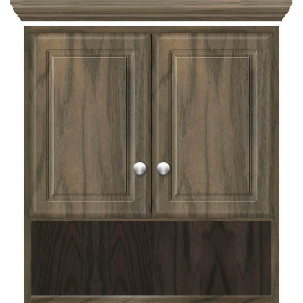 24 X 8.5 X 26 Overjohn Ultra Dusky Oak