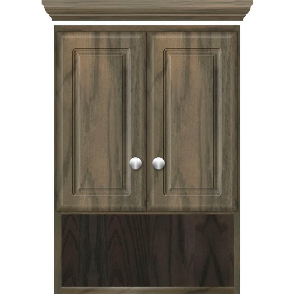 18 X 8.5 X 26 Overjohn Ultra Dusky Oak