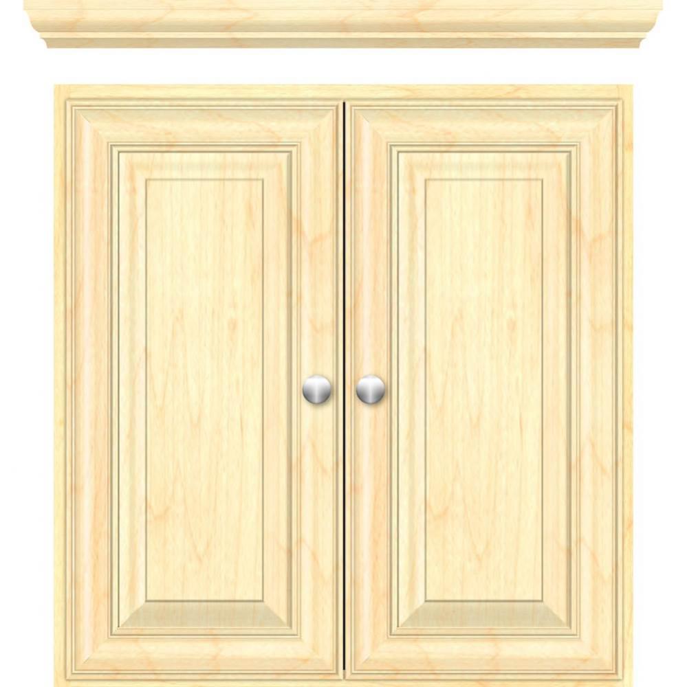 24 X 5.5 X 25 Wall Cubby Classic Miter Nat Maple