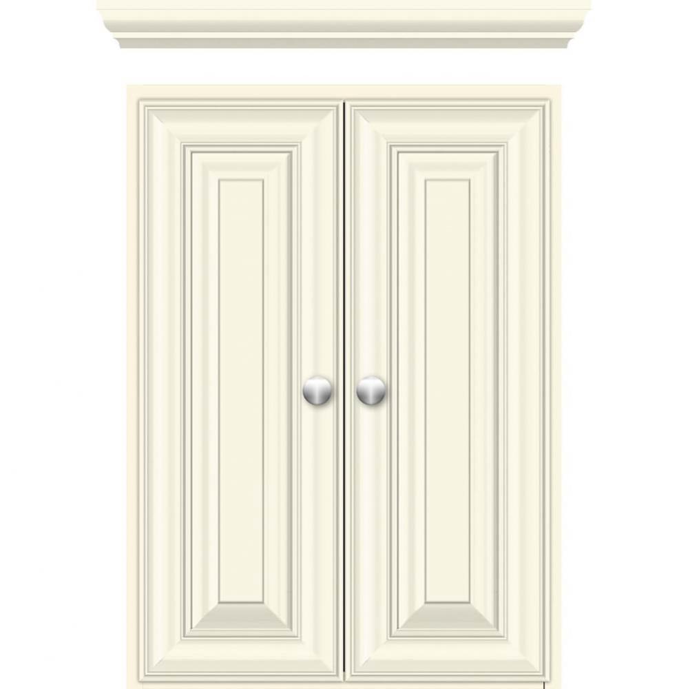 18 X 5.5 X 25 Wall Cubby Classic Miter Sat Biscuit