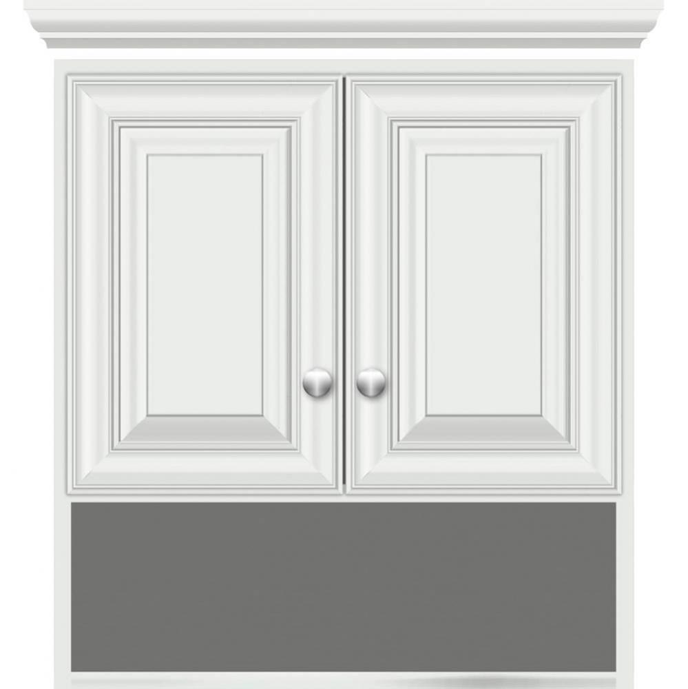 24 X 8.5 X 26 Overjohn Classic Miter Powder Grey