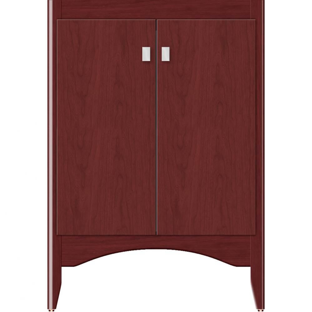 24 X 21 X 34.5 Wallingford View Vanity Slab Dk Cherry Std