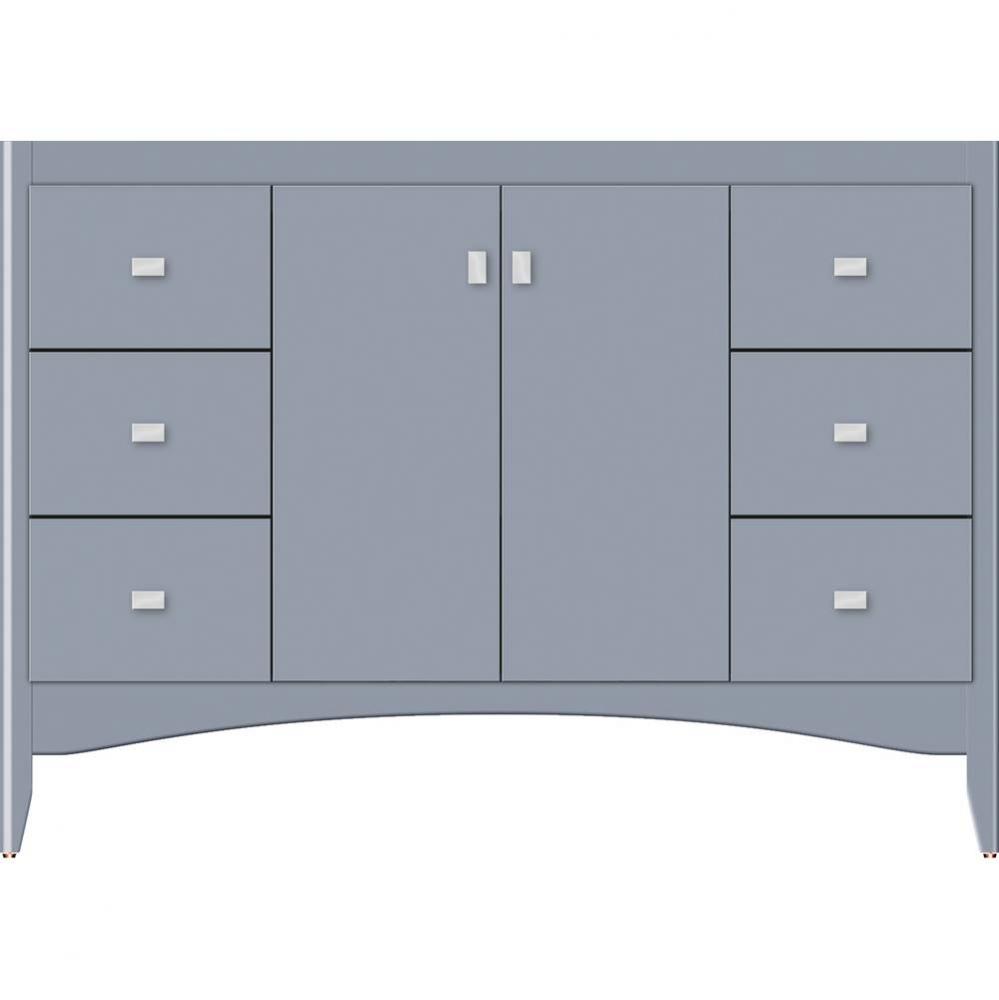 48 X 18 X 34.5 Wallingford View Vanity Slab Sat Silver Sb