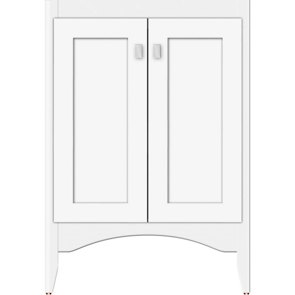 24 X 18 X 34.5 Wallingford View Vanity Shaker Sat White Std