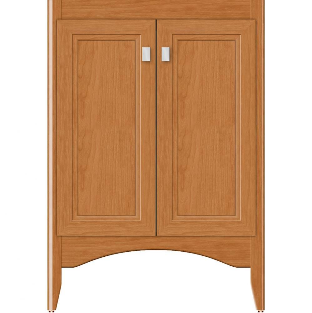 24 X 21 X 34.5 Wallingford View Vanity Ogee Miter Nat Cherry Std