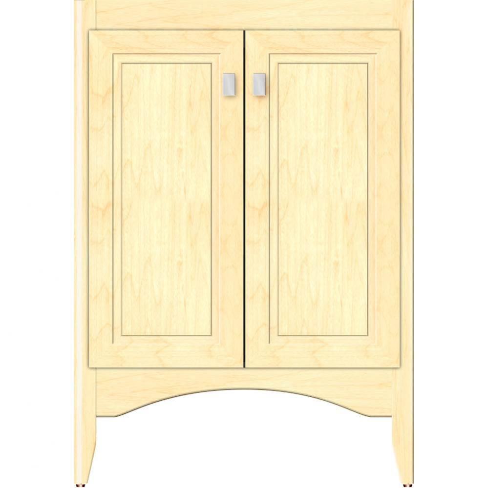 24 X 18 X 34.5 Wallingford View Vanity Ogee Miter Nat Maple Std