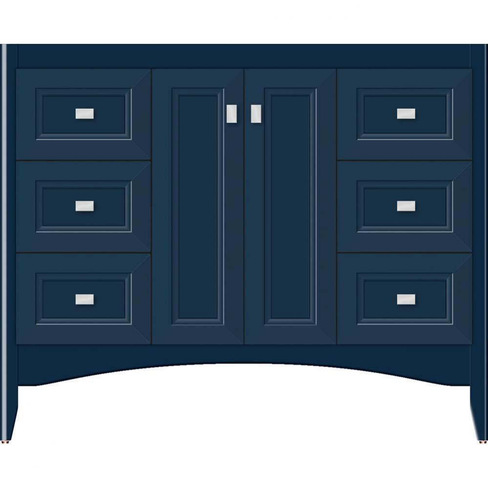 42 X 18 X 34.5 Wallingford View Vanity Ogee Miter Lapis Night Sb