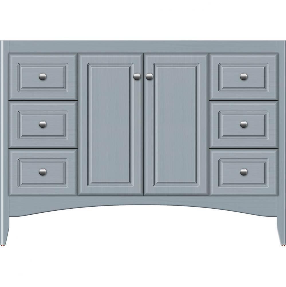 48 X 21 X 34.5 Wallingford View Vanity Ultra Silver Oak Sb