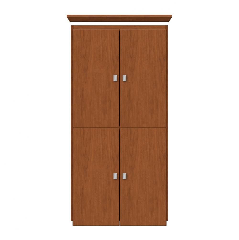 24 X 21 X 48 Montlake Linen Upper Tiered Miter Cinn Cherry